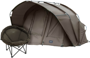 MK Fort Knox 2.0 Pro Dome 2 Mann Angelzelt mit 2 Angelst&uuml;hlen